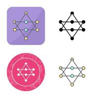 Unique Networks Vector Icon