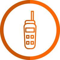 diseño de icono de vector de walkie talkie