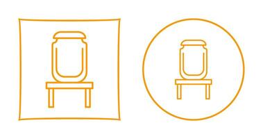 Jar on Display Vector Icon