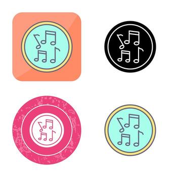Musical Notes Vector Icon