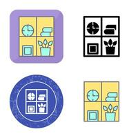 Bookshelf Vector Icon