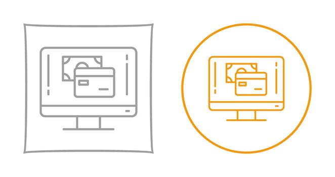 icono de vector de método de pago