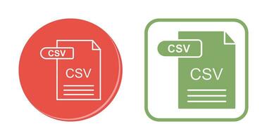 CSV Vector Icon