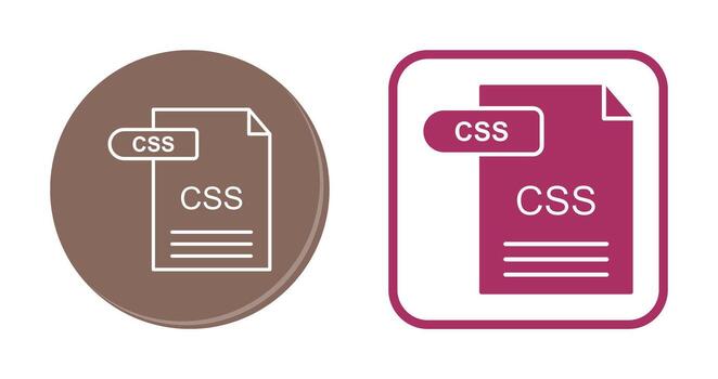 icono de vector de css