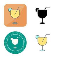 Unique Drinks Vector Icon