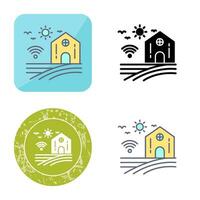 Smart Farm Vector Icon