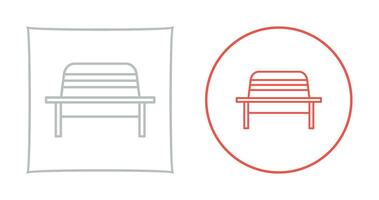 Garden Bench Vector Icon