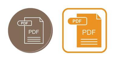 icono de vector de pdf