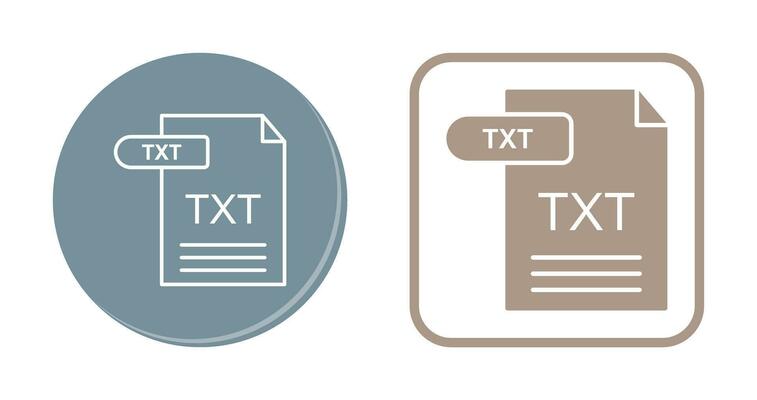 TXT Vector Icon