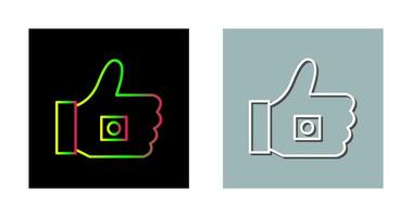 Unique Like Marketing Vector Icon