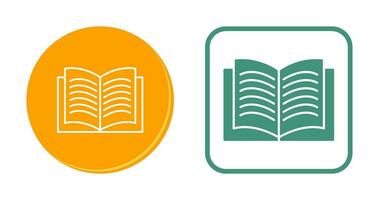 Unique Textbook Vector Icon