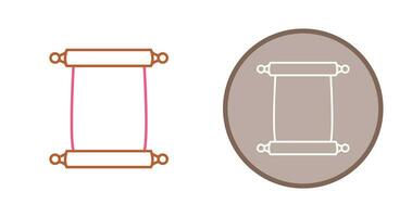 Scroll of Paper Vector Icon