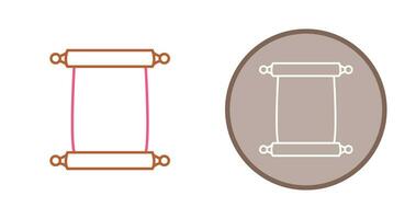 rollo de icono de vector de papel