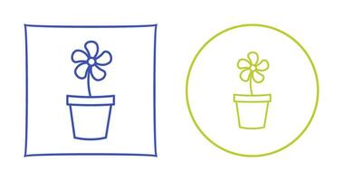 Flower Pot Vector Icon