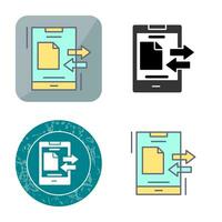 Data Transfer Vector Icon
