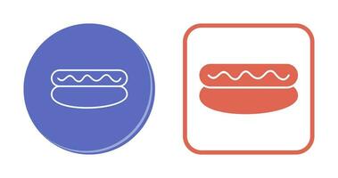 Hot Dog Vector Icon