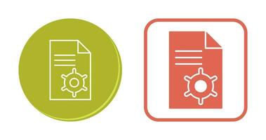 Unique Content Management Vector Icon