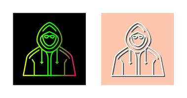 icono de vector de hacker