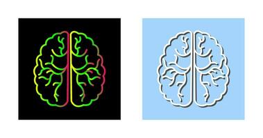 icono de vector de cerebro