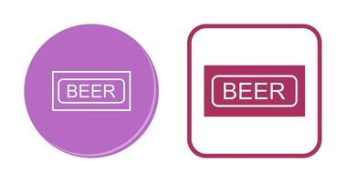 Beer Sign Vector Icon