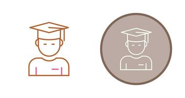 Graduate Student Vector Icon