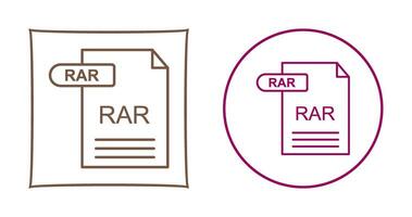 RAR Vector Icon