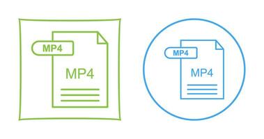 MP4 Vector Icon