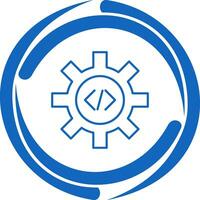 Unique Code Optimization Vector Icon