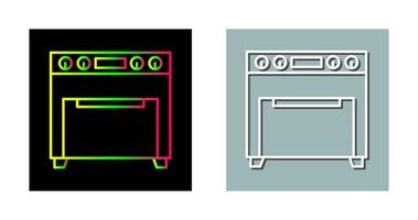 icono de vector de horno