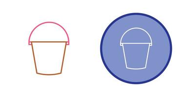 Water Bucket Vector Icon