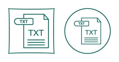 TXT Vector Icon