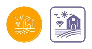 Smart Farm Vector Icon