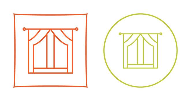 icono de vector de ventana