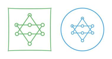 Unique Networks Vector Icon