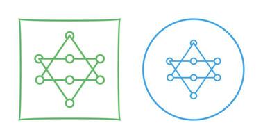 Unique Networks Vector Icon