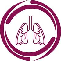 Lungs Vector Icon