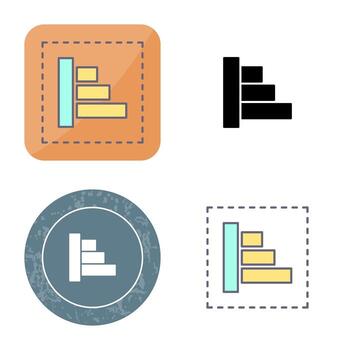 Object Alignment Vector Icon