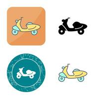 icono de vector de scooter