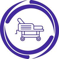 Hospital Bed Vector Icon