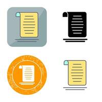 Document Vector Icon