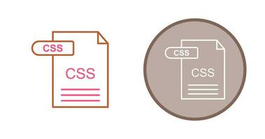 icono de vector de css