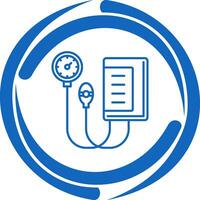 Blood Pressure Gauge Vector Icon