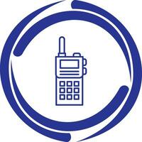 icono de vector de walkie-talkie