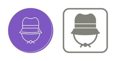 Camping Hat Vector Icon