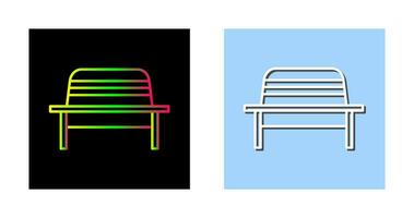 Garden Bench Vector Icon