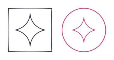 Unique Diamond Vector Icon