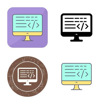 Coding Vector Icon