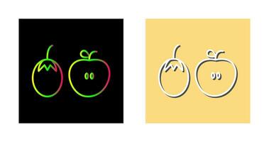 Fruits and VVegetables Vector Icon