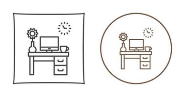 Work Table Vector Icon