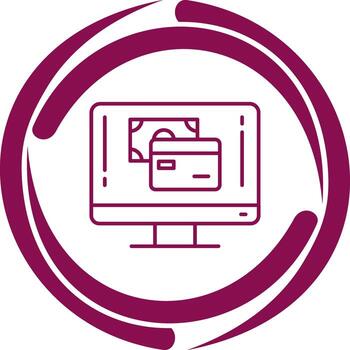 icono de vector de método de pago